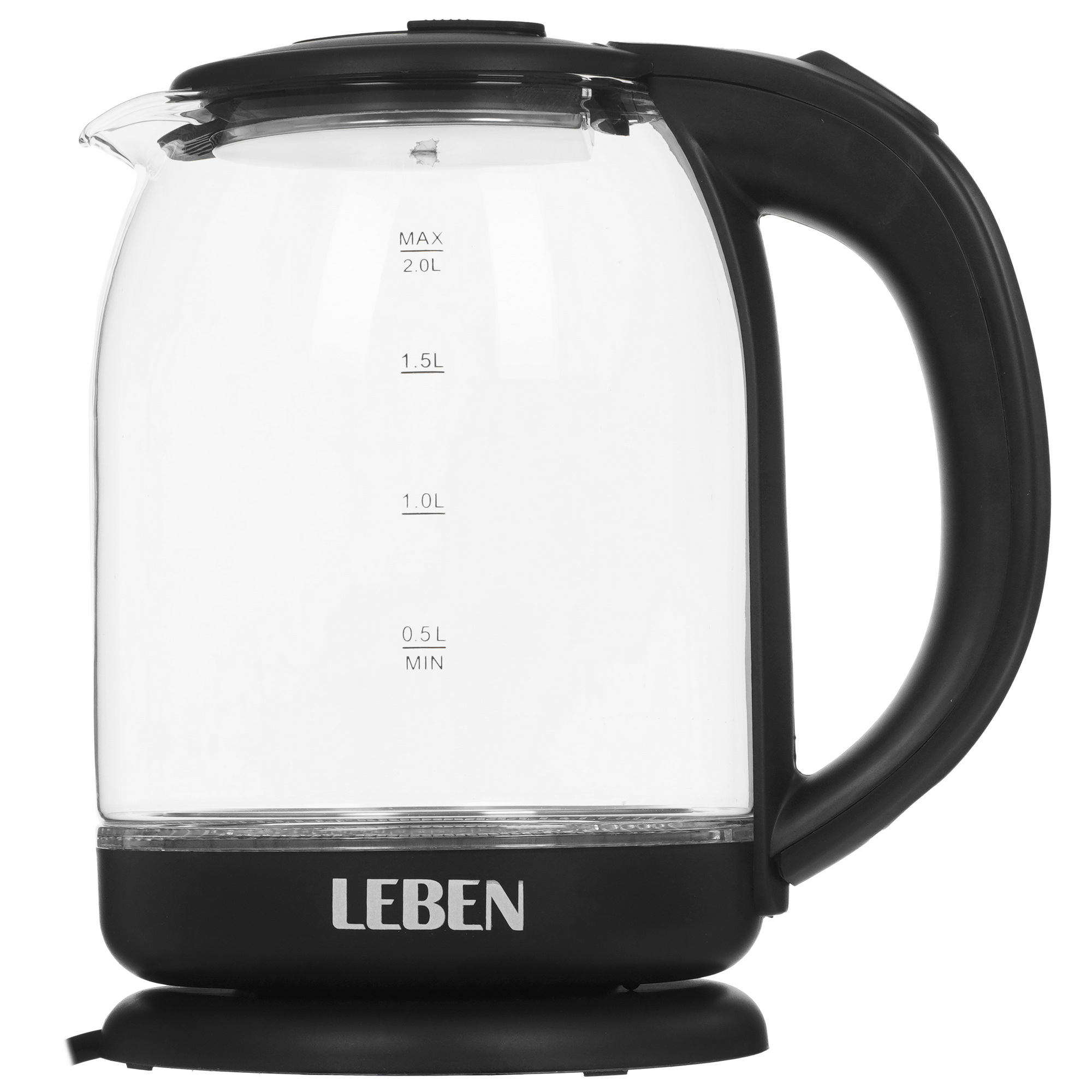 9237198 Электрочайник LEBEN 291-129 прозрачный STDN-0069723