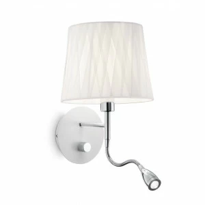 Бра Ideal Lux Effetti AP2 IDEAL LUX  088347 Белый;серебро