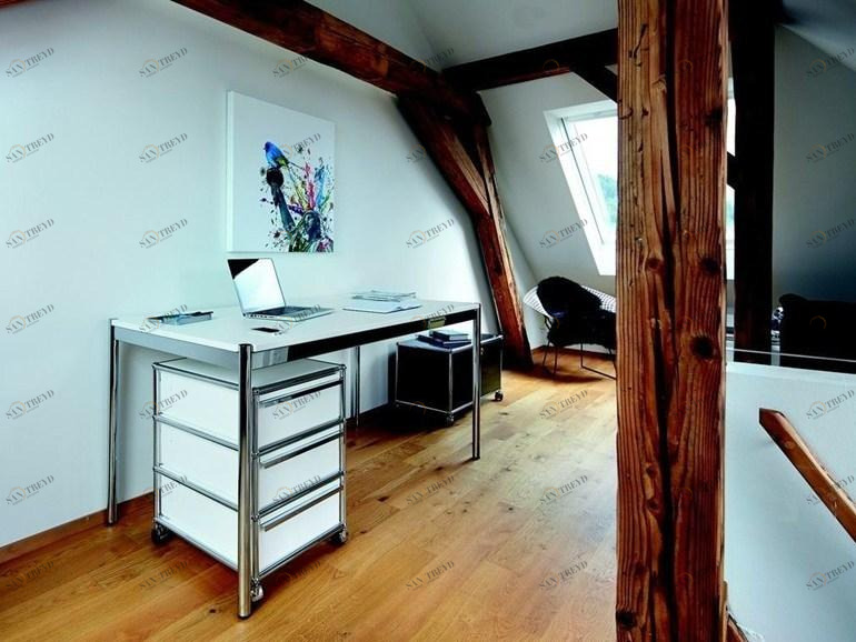 USM Модульный офисный ящик из металла на колесиках с замком Usm haller system sun-id-1429803