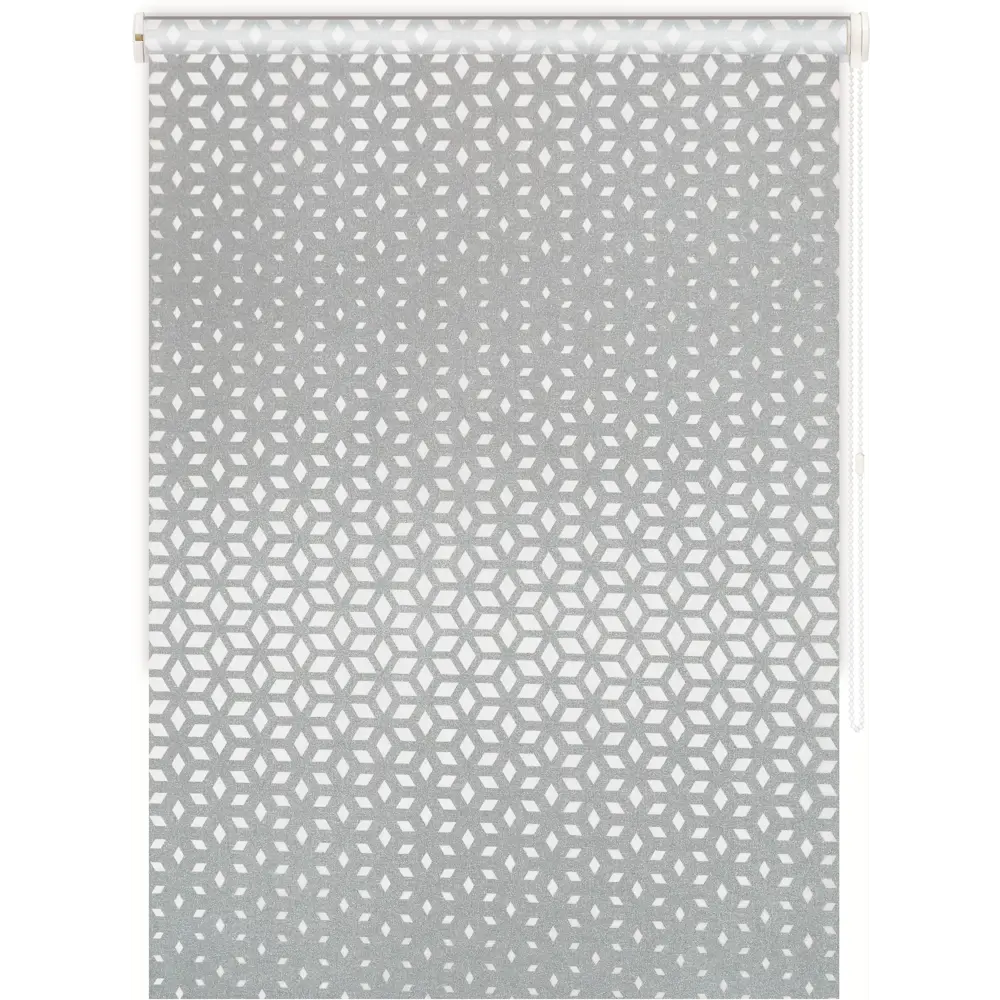 Штора рулонная Мозаика 50x160 см серая MIAMOZA STLM-2068431