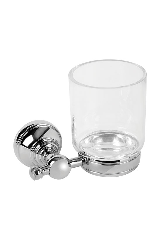 140110003 Подставка для зубных щеток Luna хромированная Eca  - Вид №1