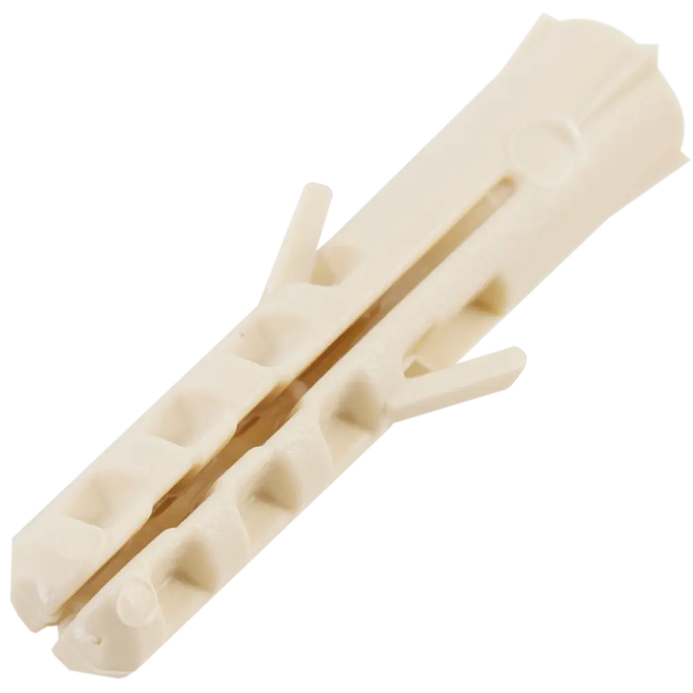 Дюбель для полнотелых материалов PND-5 5x25 мм нейлон цвет бежевый 40 шт ЕВРОПАРТНЕР STLM-2008265 - Вид №1