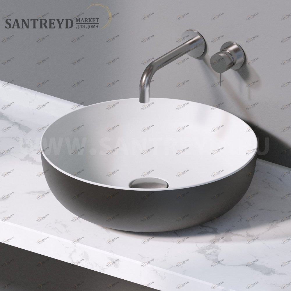 L615205 Накладная раковина на столешницу  круглая A. e T. Italia ELITE AeT ITALIA