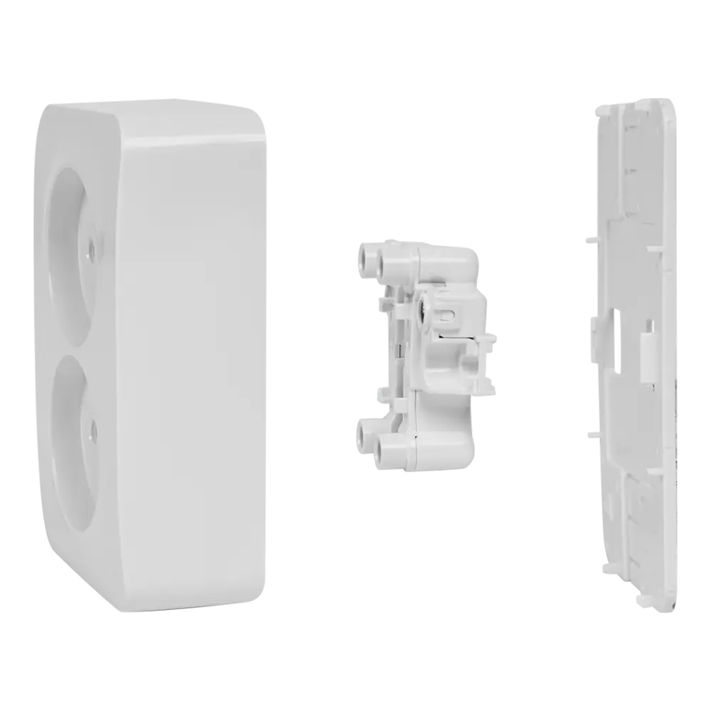 Розетка двойная накладная Schneider Electric Blanca без заземления цвет белый 86720949 STLM-2192232 SYSTEME ELECTRIC - Вид №4