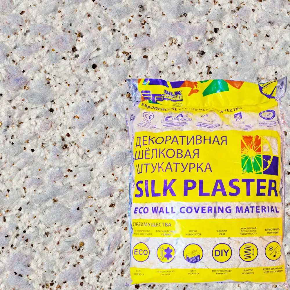 Жидкие обои Silk Plaster Престиж 406 0.9 кг цвет серый 82453417 STLM-2163797 