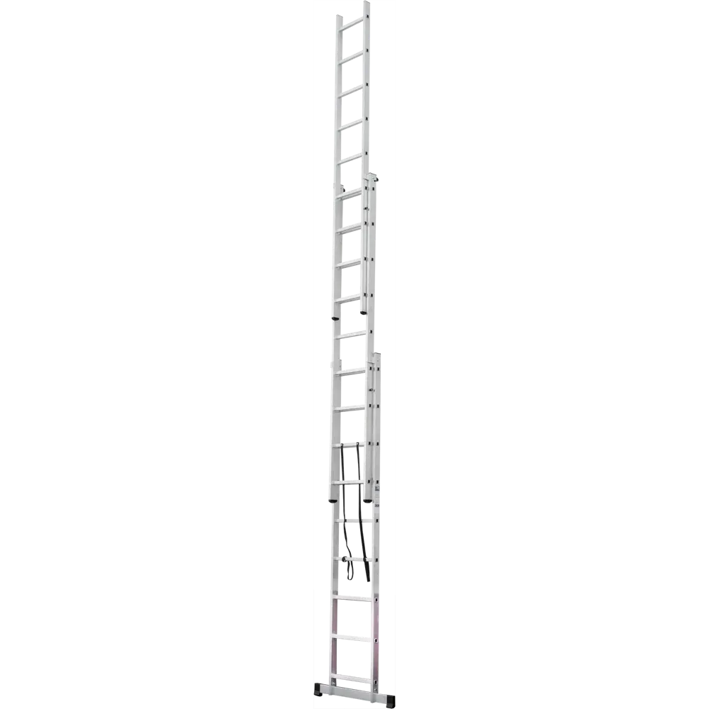 Лестница раскладная выдвижная 3-секционная Standers до 5.32 м 9 ступеней STLM-2096585
