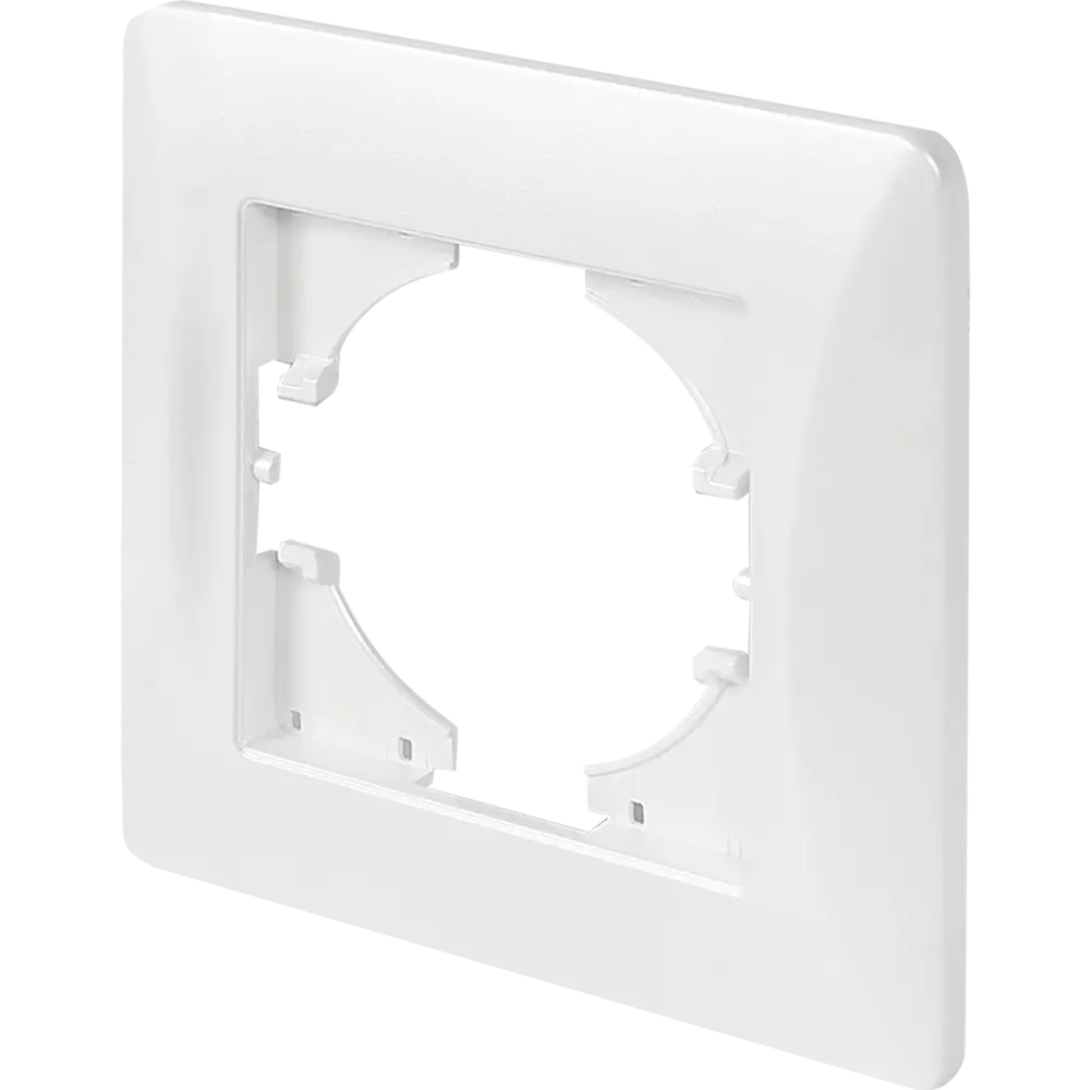 Рамка для розеток и выключателей Gusi Electric Ugra С1110-028 1 пост цвет жемчуг STLM-2188527 - Вид №1