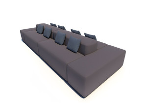 Двусторонняя ткань диван