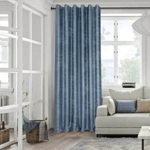 Штора на ленте Софт 140x280 см цвет синий