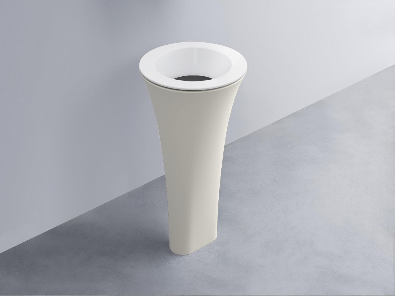 AMLA45-BL+AMPILT-CM+AMCOLT-TL Раковина Amedeo Tondo отдельностоящая cielo Enjoy + Amedeo Ceramica Cielo