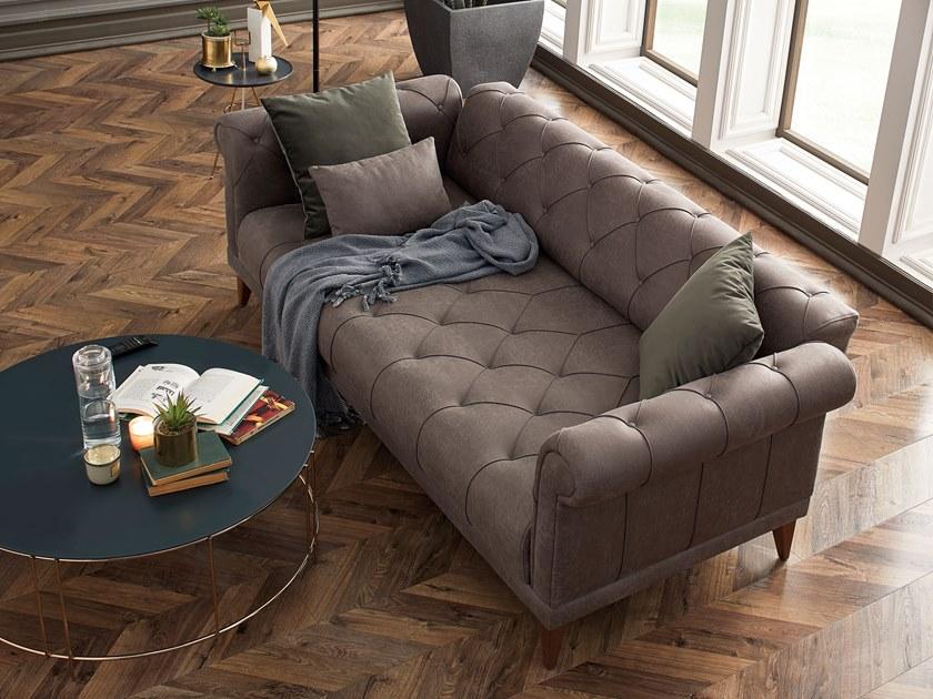 Enza Home Тафтинговый 3-местный диван из ткани Piedra sun-id-1471613 - Вид №10