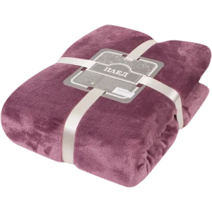 Плед, 180х200 см, фланель, цвет сиреневый