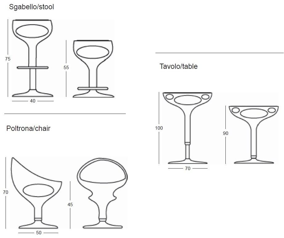 Giovannetti Вращающееся кресло из полиуретана Ring sun-id-1355926 - Вид №4