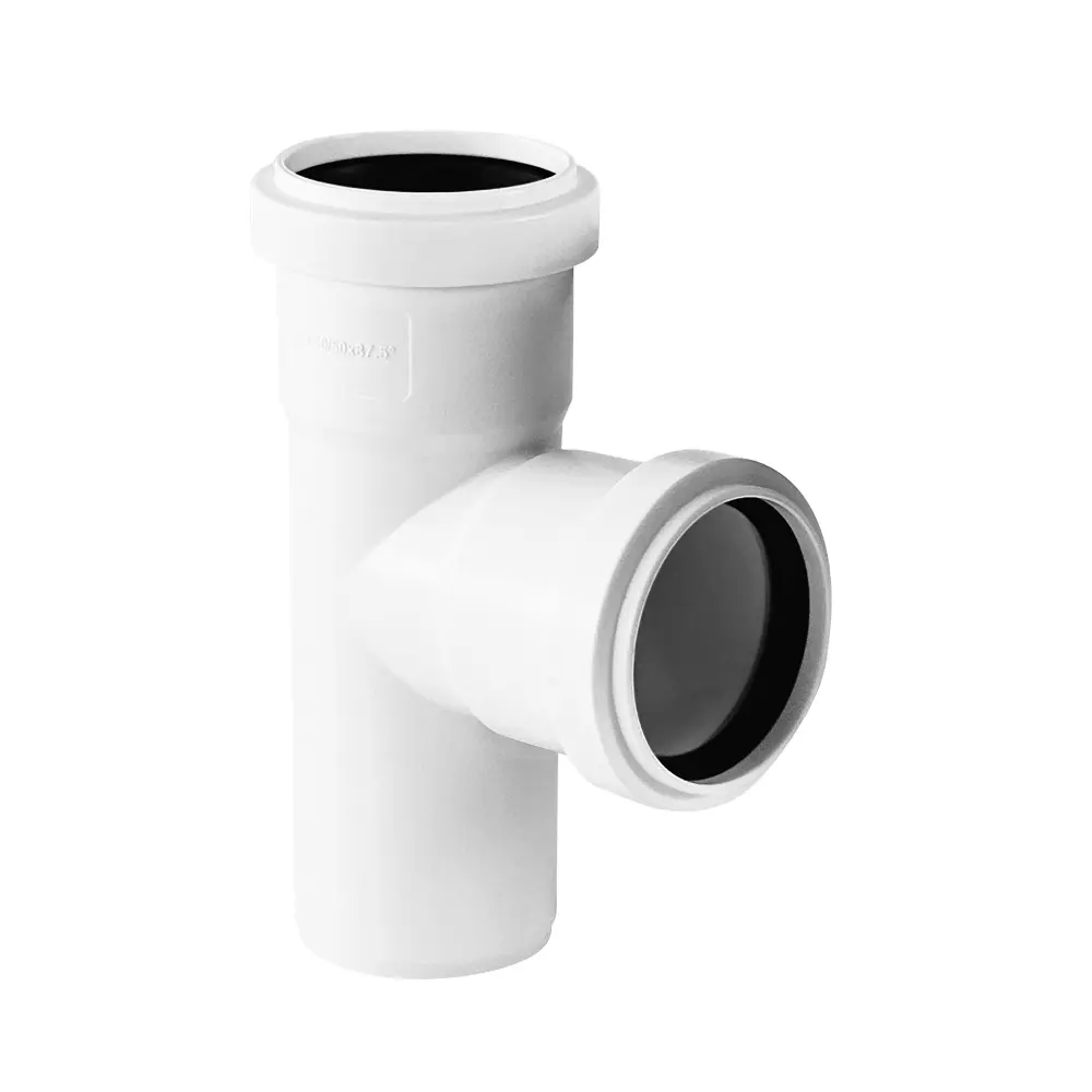 Тройник канализационный малошумный MONLID D50x50/87° мм полипропилен STLM-2056430 - Вид №2