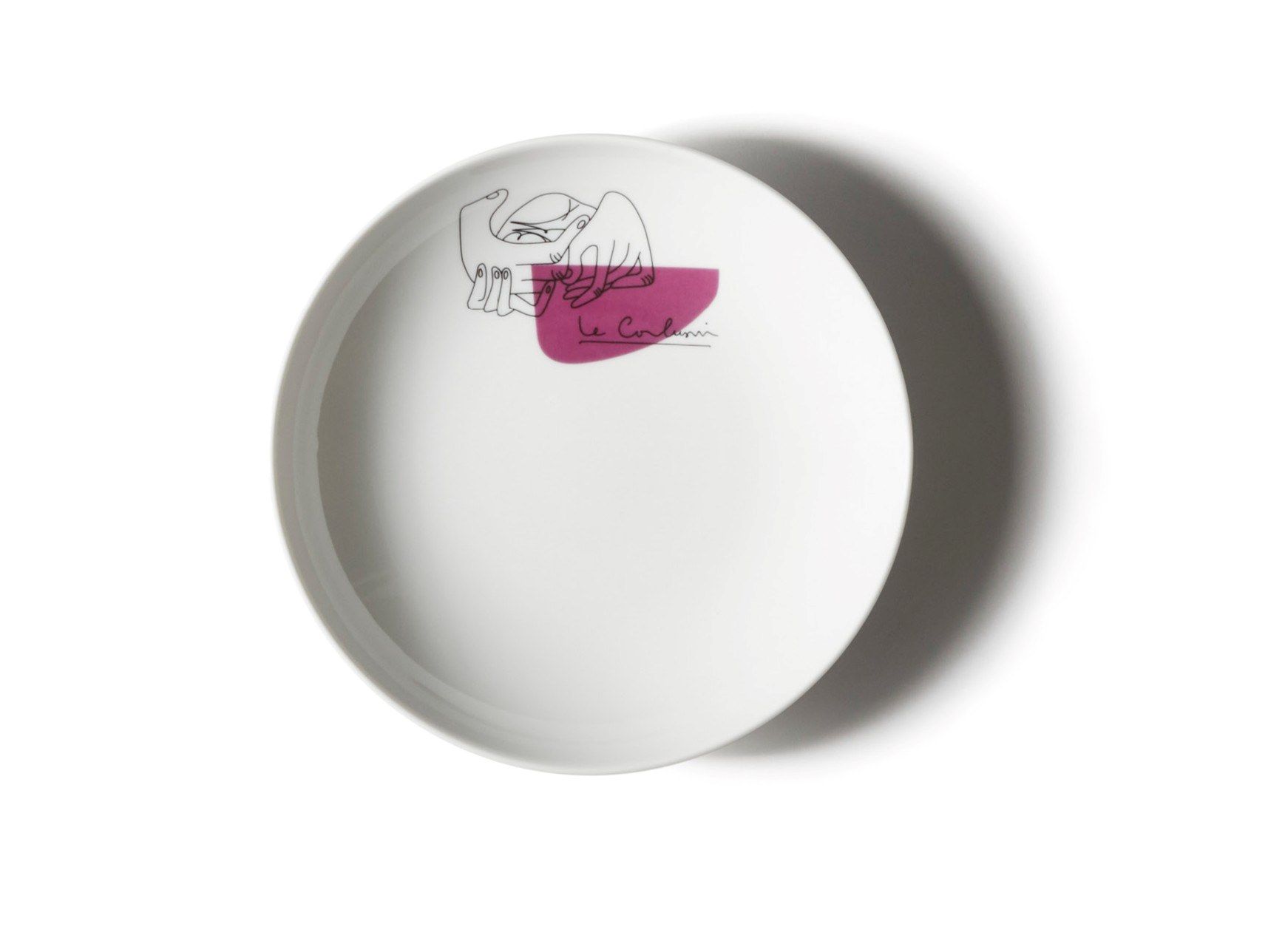 Набор из 2 фарфоровых тарелок CASSINA Gnr Service Prunier ARCH-00014701