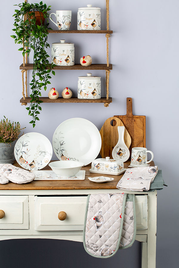 P_0059.631 Емкость для хранения кофе country hens 650 мл Price&Kensington  - Вид №6