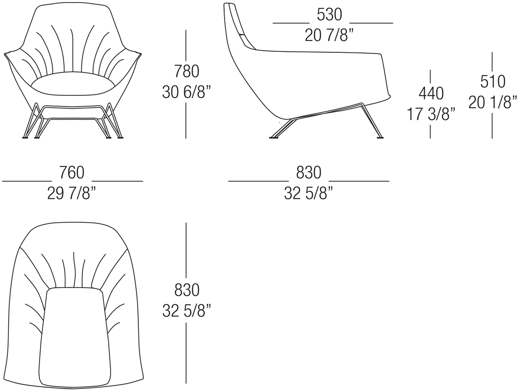 MisuraEmme Мягкое кожаное кресло Atelier sun-id-1375980 - Вид №15