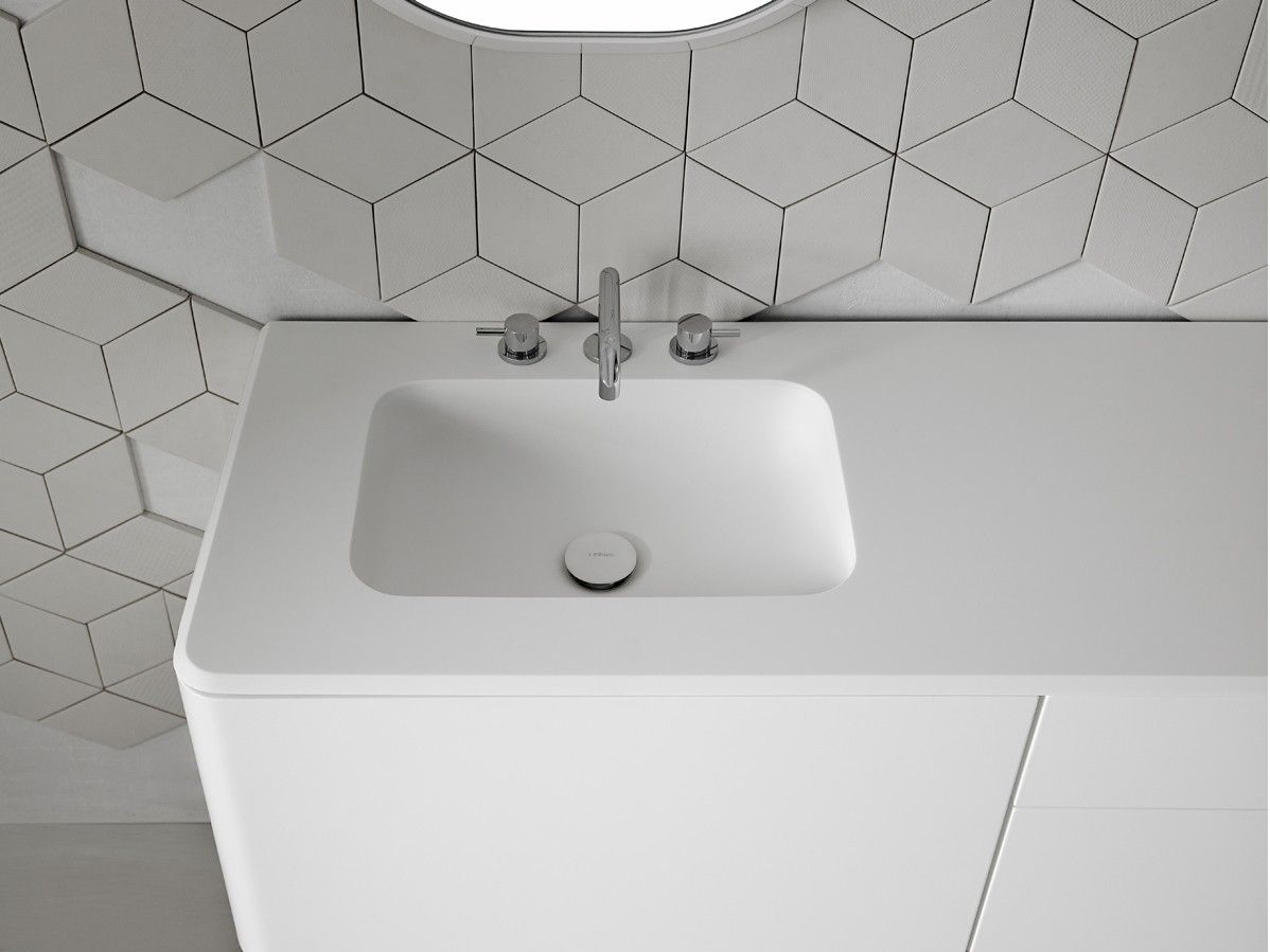 Столешница со встроенной раковиной Inbani QUADRO45 ARCH-00048224 - Вид №1