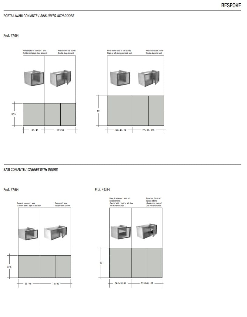 Полная мебель для ванной комнаты Antoniolupi Bespoke ARCH-00152787 - Вид №52