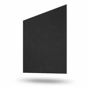 КЕРАМОГРАНИТ 600Х600Х10 РЕЛЬЕФ НАСЫЩЕННО-ЧЕРНЫЙ UF019MR RELIEF 600х600х10