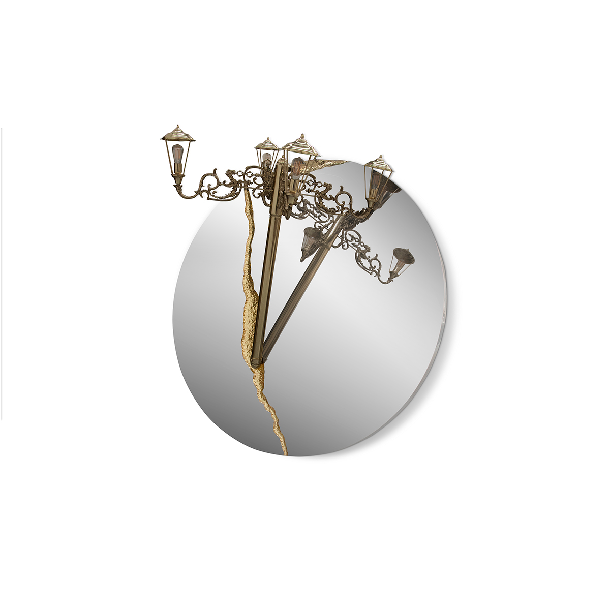 Зеркала Lumiere Round Mirror Covethouse BOCA DO LOBO 