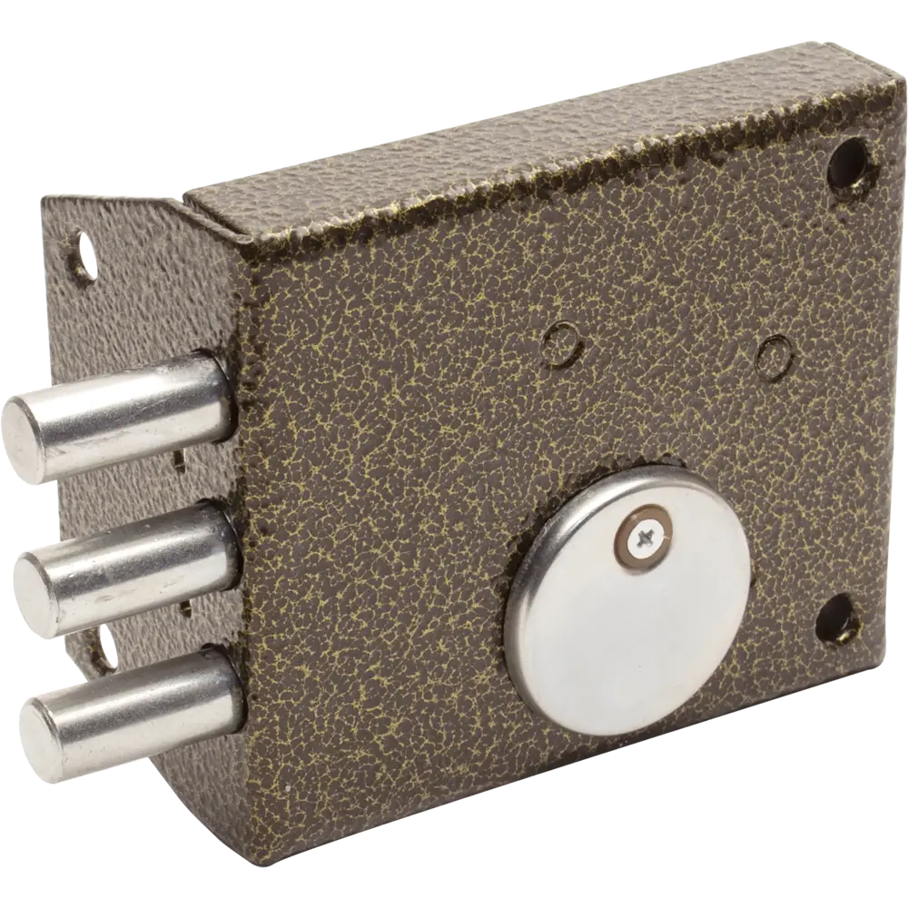 ЗЕНИТ ЗН-4-1 — накладной замок бронза для металлических и деревянных дверей 82490903 STLM-0028443