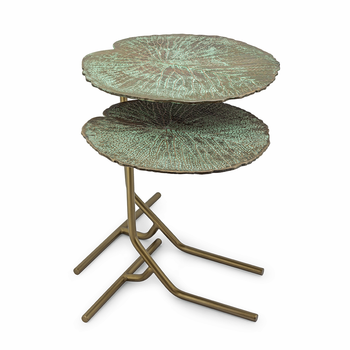 450233-70 ABHIKA НАБОР БОКОВОГО СТОЛА LOTUS H53 / 45 D49 / 41 GREEN  - Вид №1