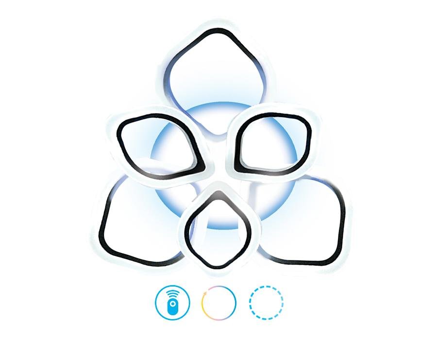 Потолочная светодиодная люстра Ambrella light Original FA515 AMBRELLA LIGHT ORIGINAL 336958 Белый - Вид №1