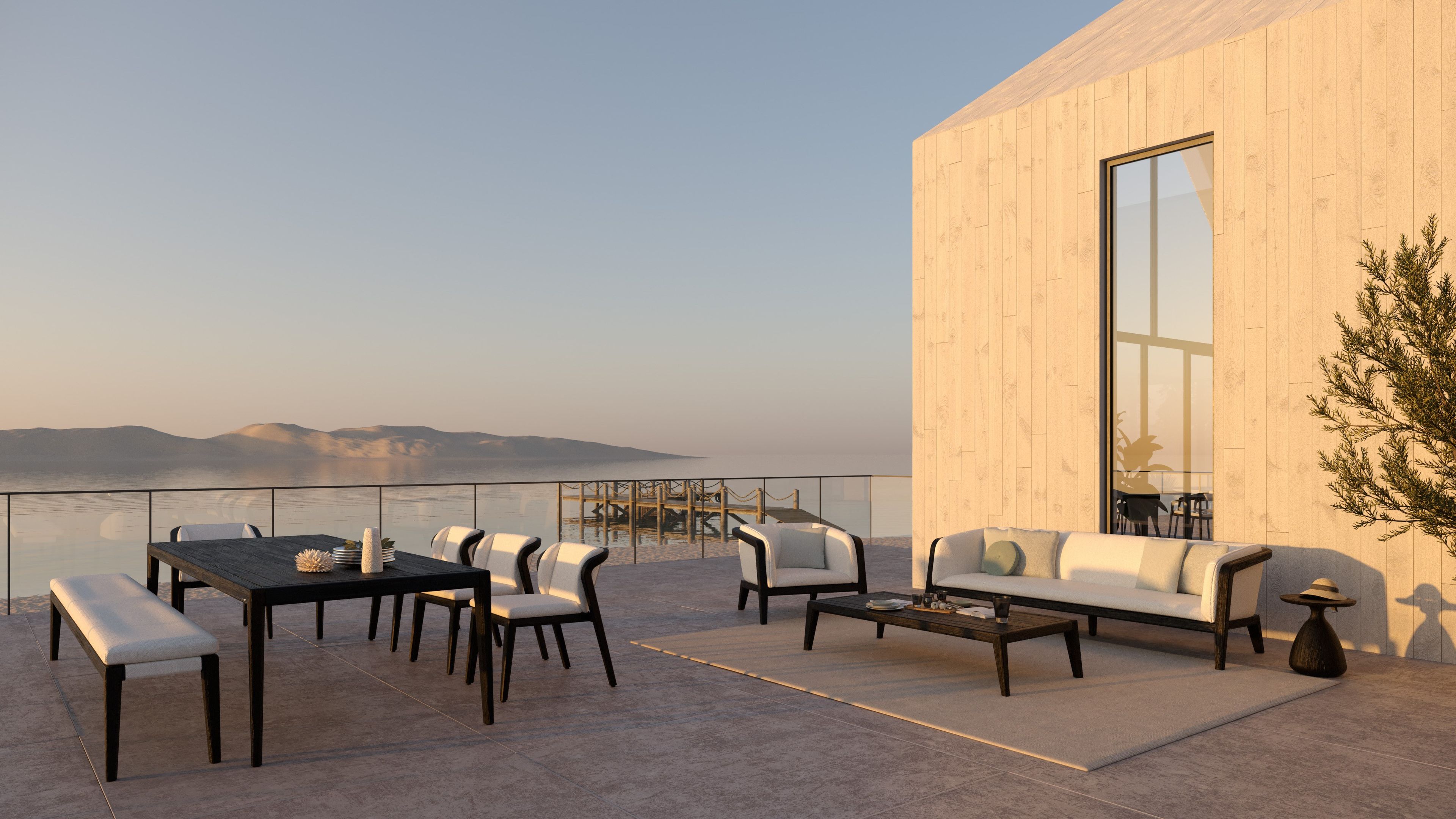 Ткань сад диван MANUTTI Sunrise ARCH-00134653 - Вид №4