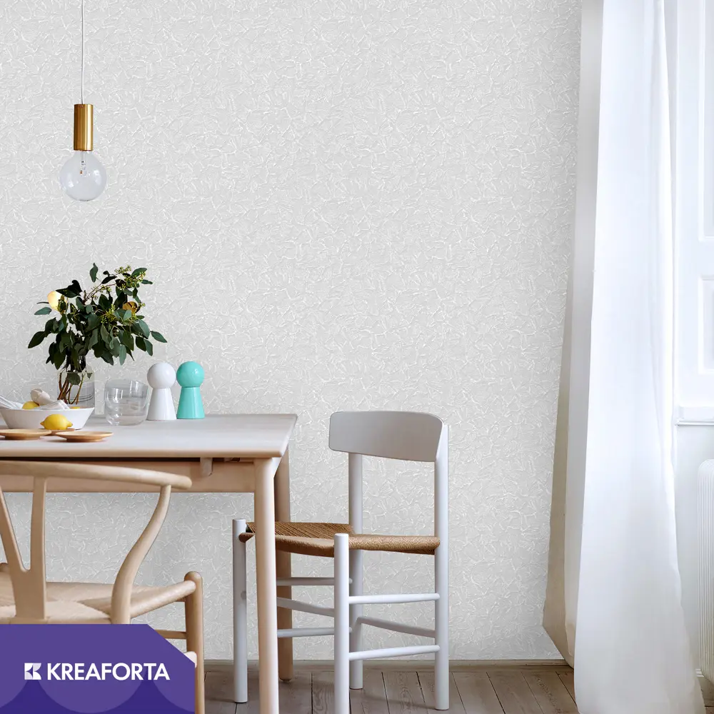 Обои под покраску флизелиновые Штукатурка KREAFORTA 1.06 м 96.2 г/кв.м STLM-2093926 - Вид №2