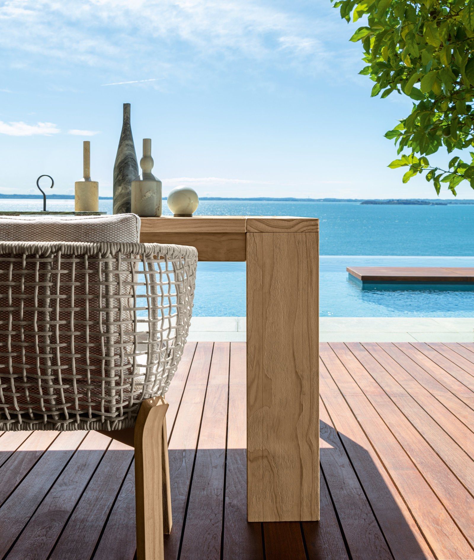 Тканевый мягкий садовый стул с подлокотниками Talenti Argo-wood ARCH-00079727 - Вид №6