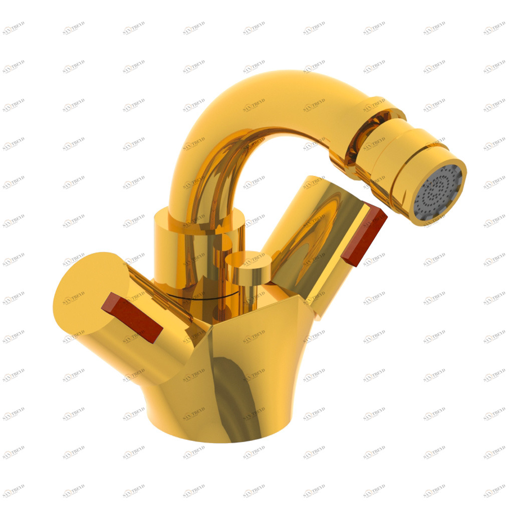 C02-4101 C02-4101 Смеситель для биде на одно отверстие ТРАНСАТЛАНТИЧЕСКИЕ ИНС Cristal & Bronze TRANSATLANTIQUE INSERT 