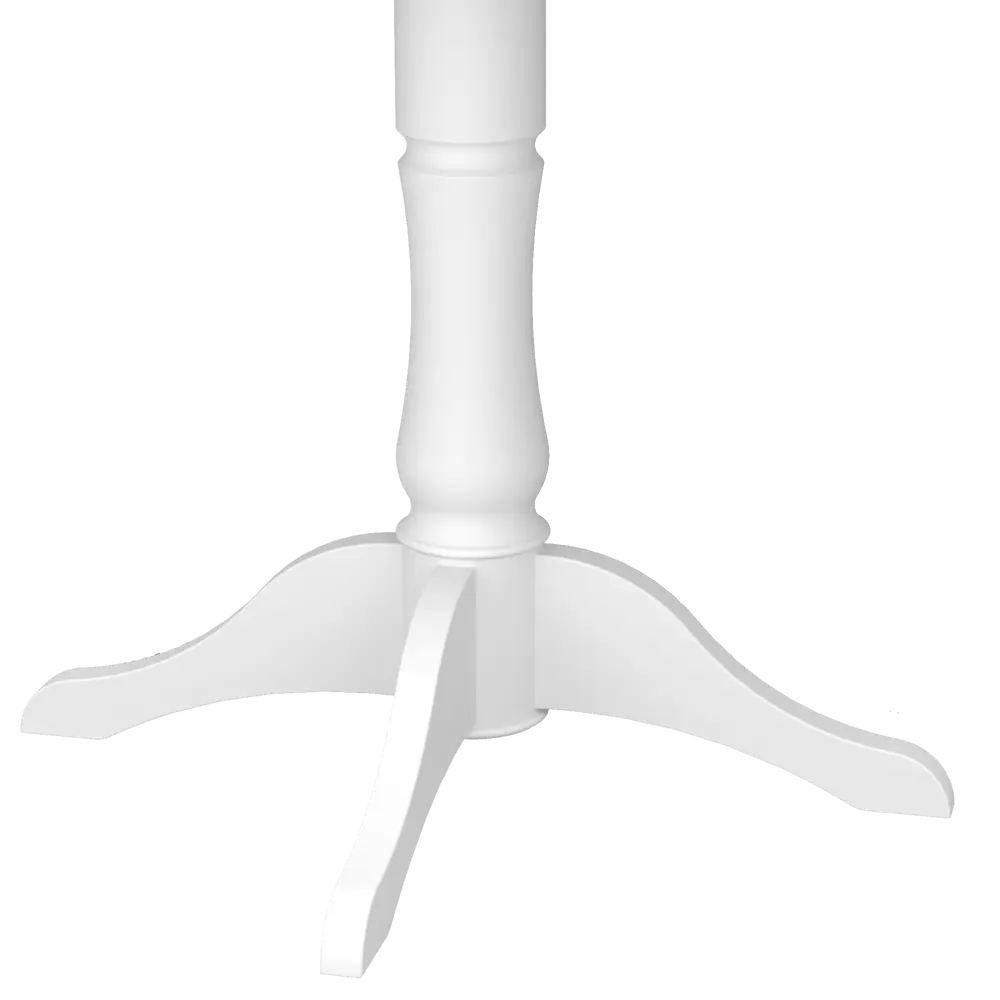 Стол кухонный Delinia Версаль раскладной 90-130x90 см круг МДФ цвет белый STLM-2044280 - Вид №6