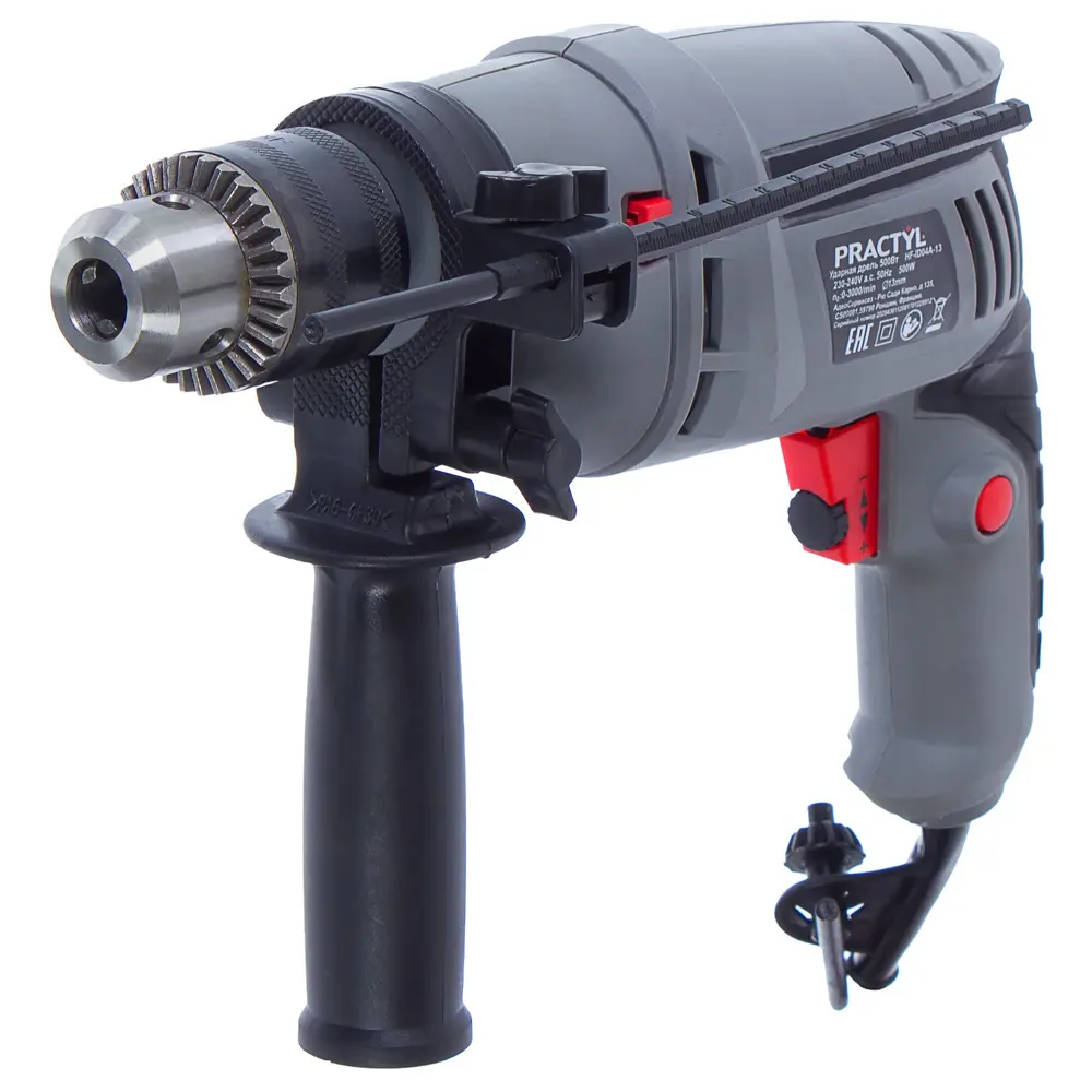 Дрель ударная Practyl HF-ID04A-13, 500 Вт STLM-2090905
