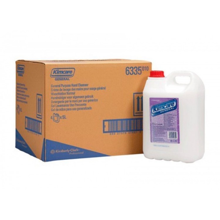 6335 Kimberly Clark Жидкое мыло Kimcare General Kimberly Clark 6335 Без запаха 5000 мл в упаковке по 4 шт 