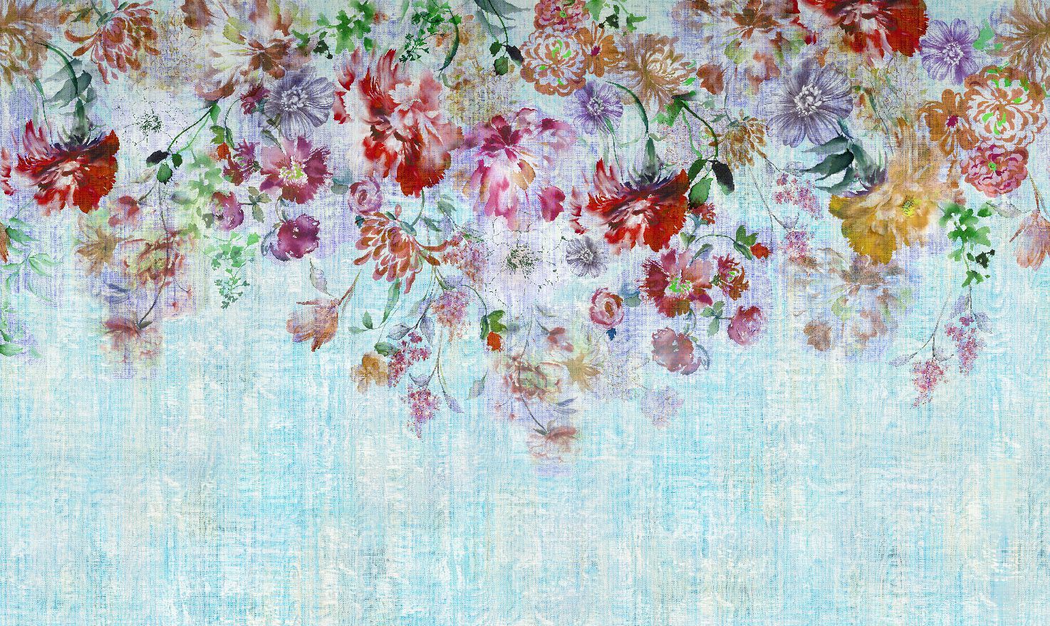 Обои с цветочными мотивами Jannelli&Volpi CASCATA DI FIORI ARCH-00113175 - Вид №4