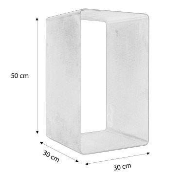 Железный книжный шкаф / журнальный столик