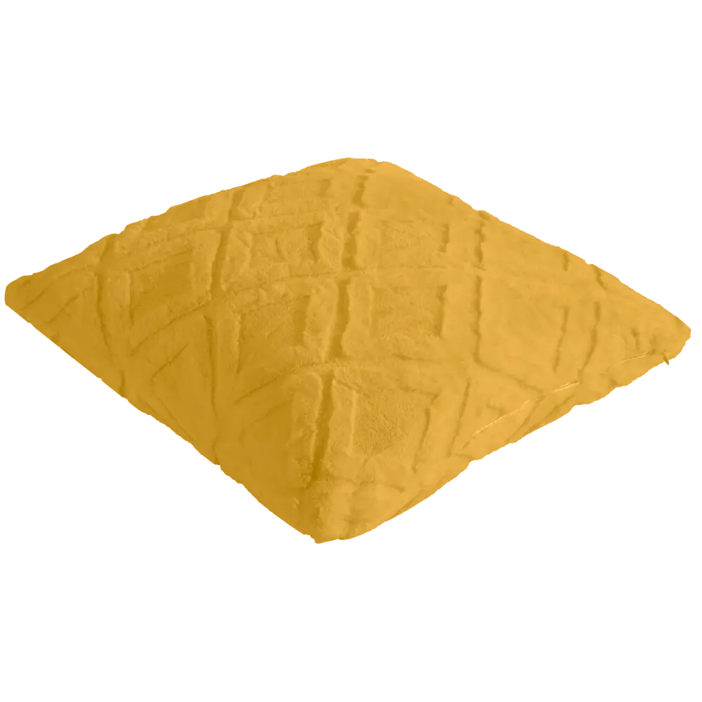 Декоративная подушка DIAMOND 45x45 см горчичного цвета 89428267 СТОЛИЦА ТЕКСТИЛЯ STLM-1566790 - Вид №1