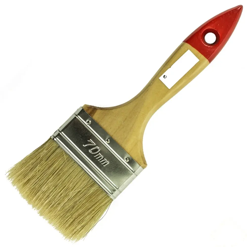 Кисть с натуральной щетиной плоская 70 мм Santreyd STLM-2066866