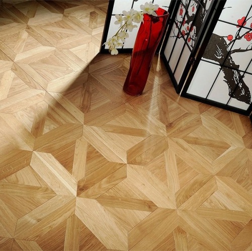 Модульный паркет Coswick Ланже Дуб Селект (Гладкая) 635х635 мм 11161701 - Вид №1