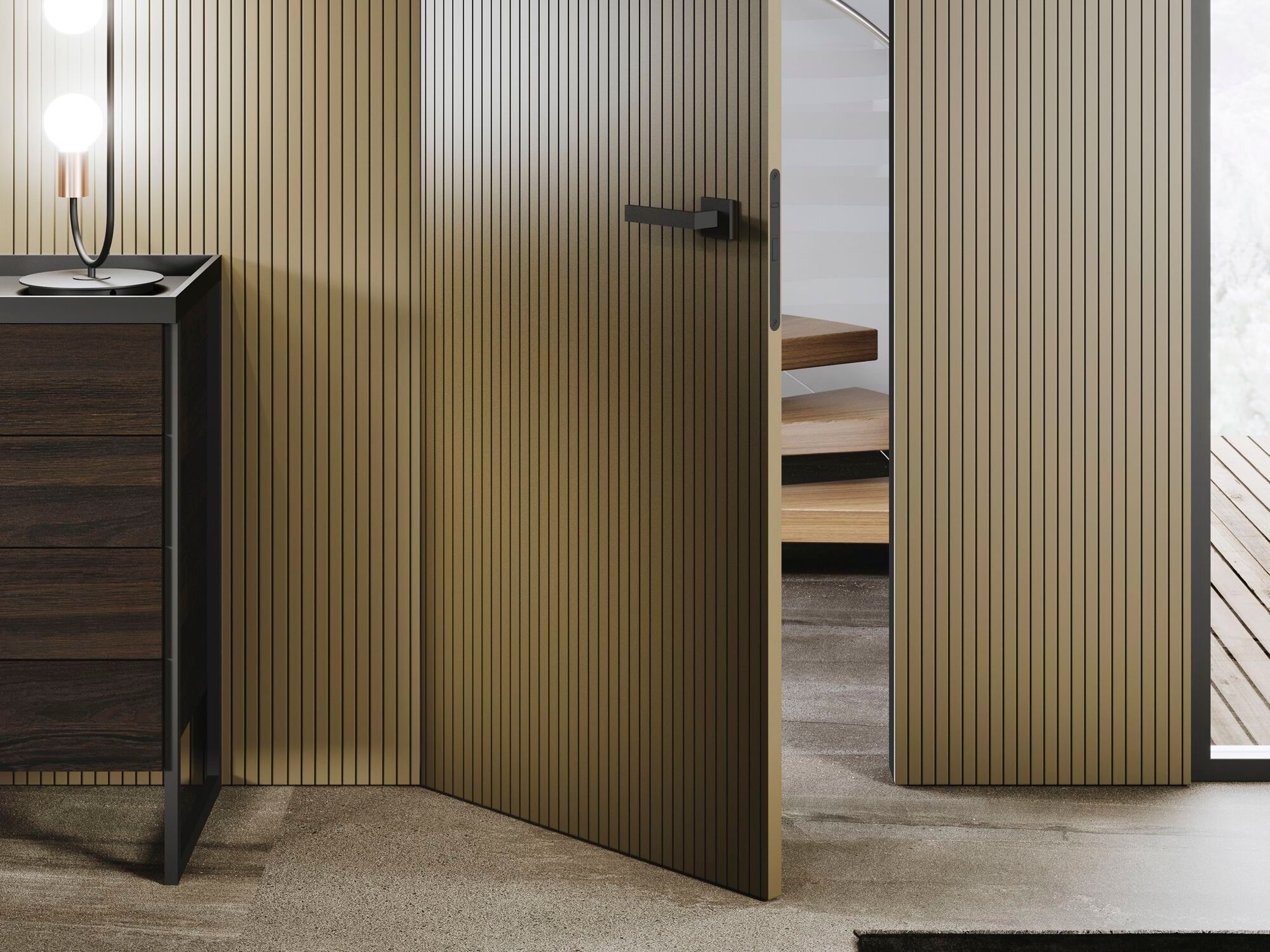 Обшивка из шпона со встроенным освещением Guzzini & Fontana Always ARCH-00101681