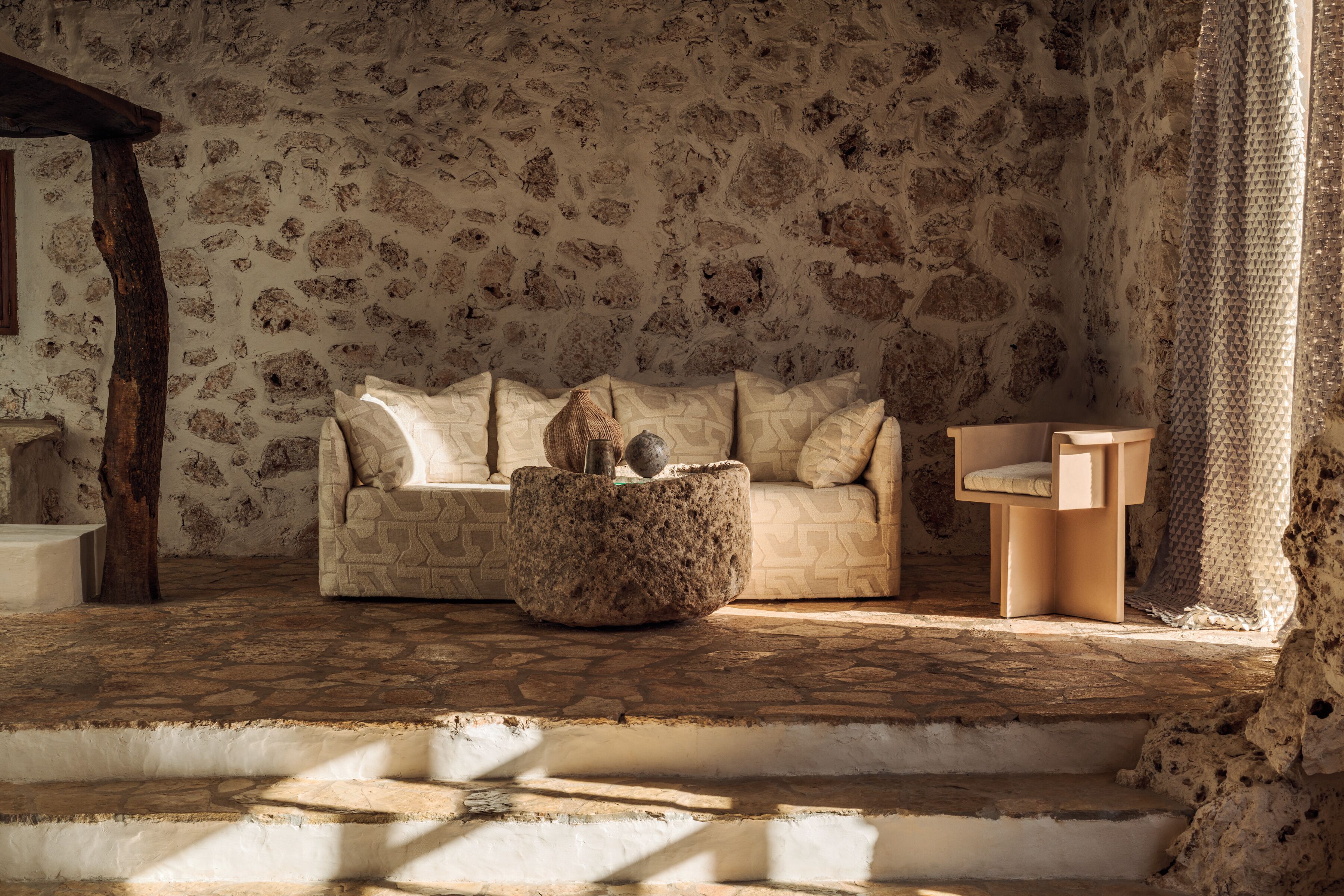 Льняная обивочная ткань Élitis Baléares ARCH-00010421 - Вид №1