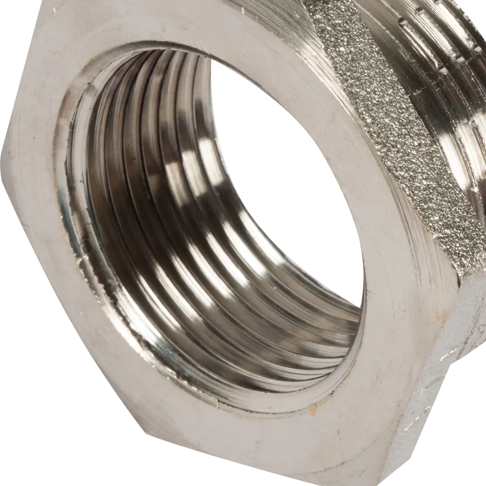 Футорка Valtec 1 1/4"х1" наружная-внутренняя резьба никелированная латунь VTr.581.N.0706 STLM-2082134 - Вид №2