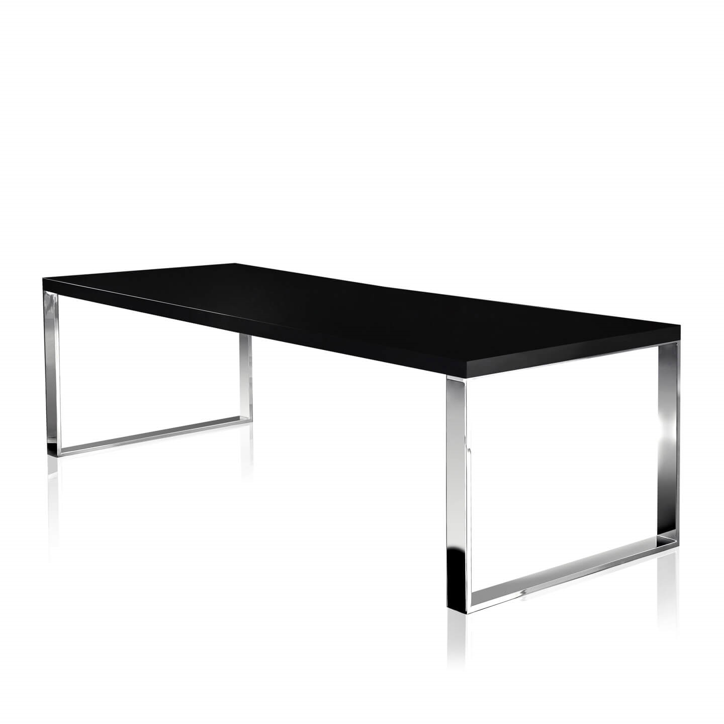 450091,9 ABHIKA СТОЛ RECT LOFT LAK H75 240X100 BLACK 450091.9