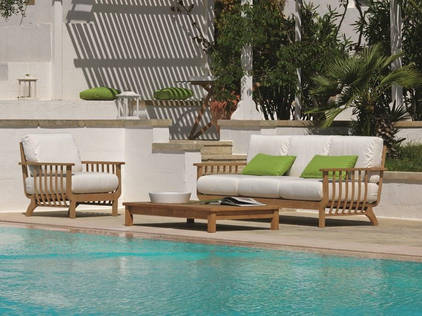 Unopiù Садовый диван из тика и акрила Chelsea Chdig/chcu04 - Вид №4