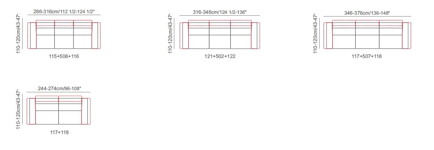 Кожаный линейный диван CAMPO DE' FIORI LUXE ARCH-00114068 - Вид №9