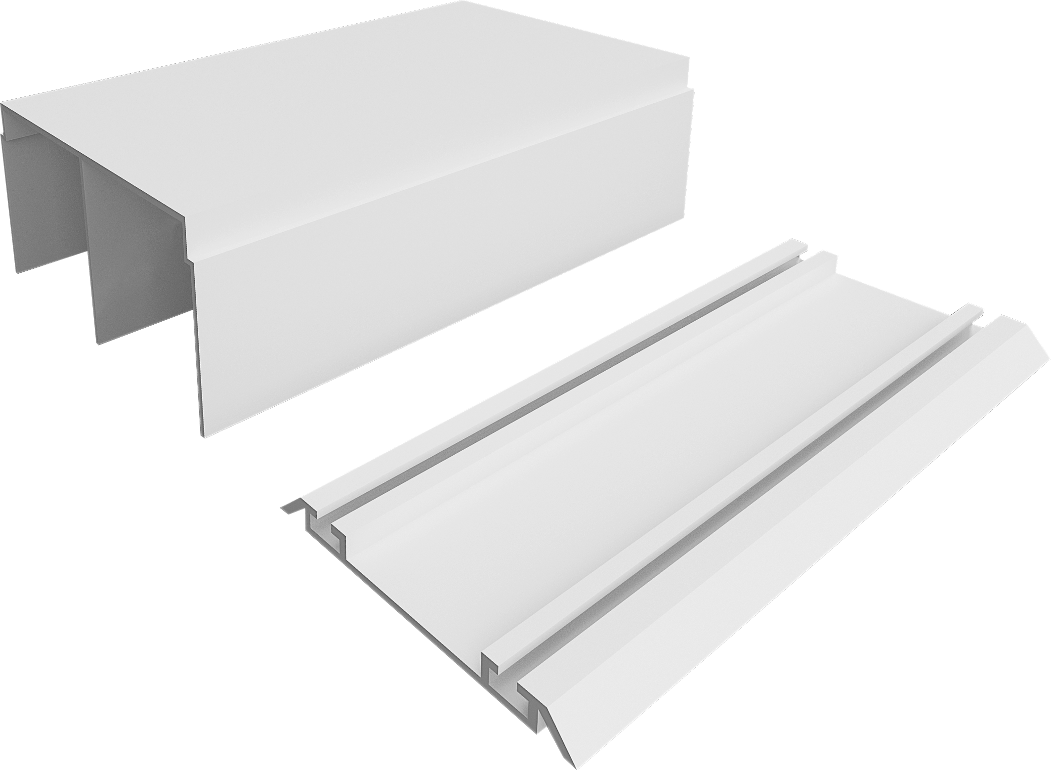 Направляющие для раздвижной двери SPACEO белые 158.3 см 82368558 STLM-0025635