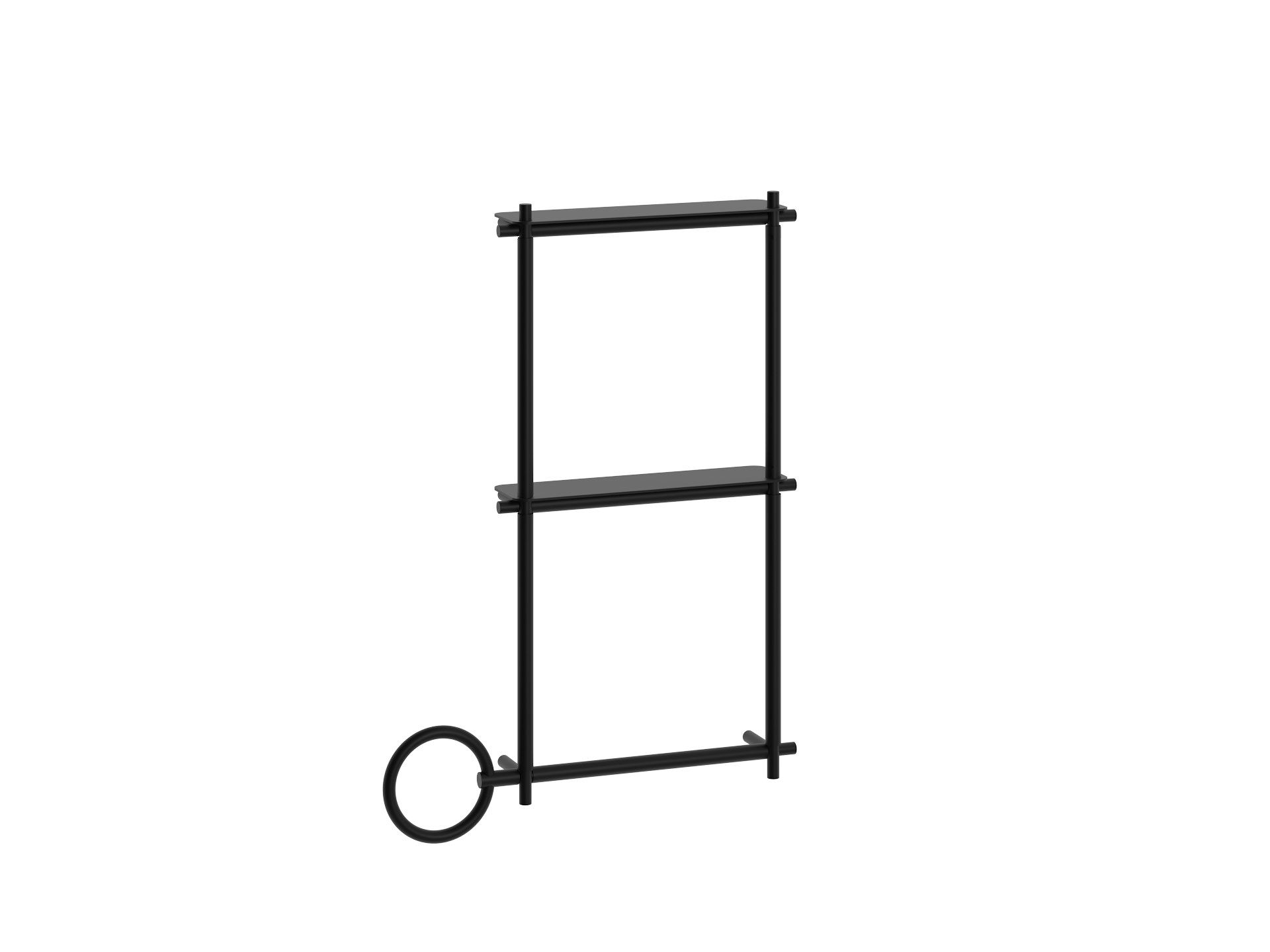 Квадратный модуль с полками и держателем для полотенец EVER Life Design Buck ARCH-00103817 - Вид №2