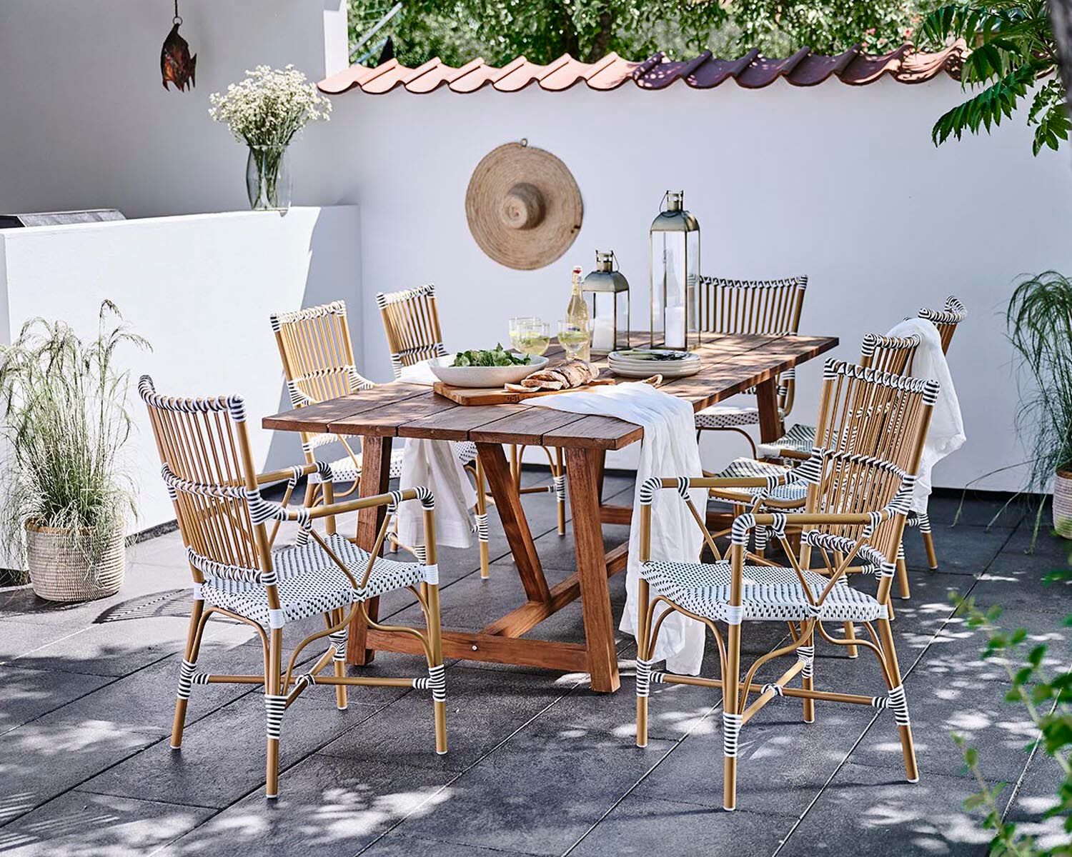 Алюминиевый садовый стул и ArtFibre с подлокотниками Sika Design Alu Affäire ARCH-00084998