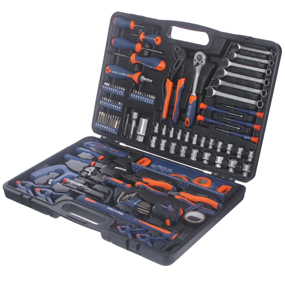 Набор инструментов Dexter 108 предметов — профессиональный комплект для мастеров 81926854 STLM-0013941